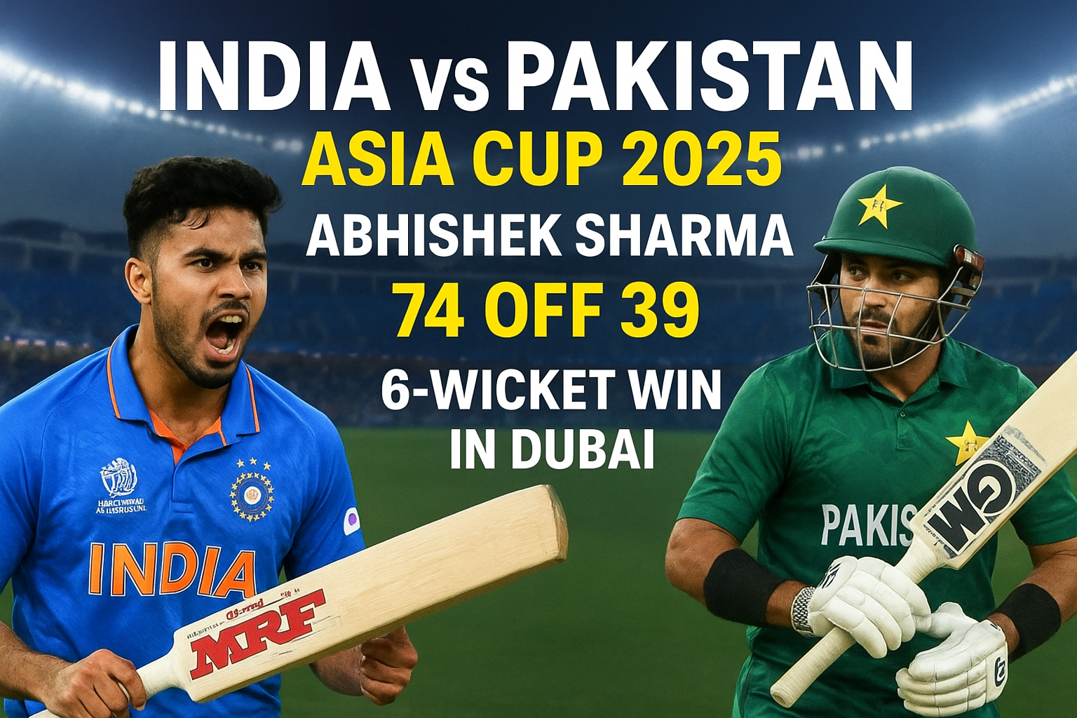 India vs Pakistan Asia Cup 2025