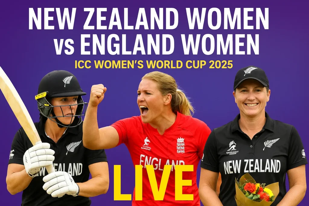 Thrilling Battle Awaits! Top 10 Highlights from New Zealand Women vs England Women LIVE, ICC Women’s World Cup 2025