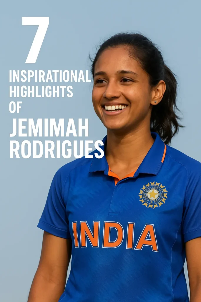 Inspirational Highlights of Jemimah Rodrigues’s Remarkable Journey 2025