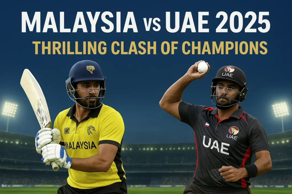 Malaysia vs UAE 2025: Thrilling Showdown of Champions – 7 Reasons Fans Are Excited! Introduction: The Excitement of Malaysia vs UAE Clash