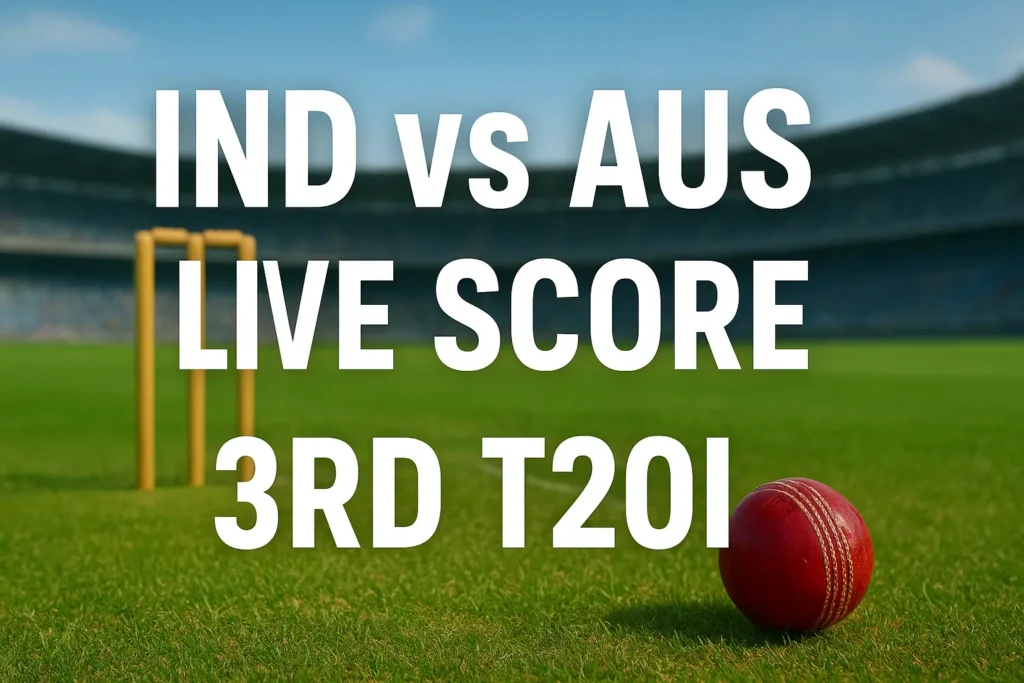 IND vs AUS Live Score, 3rd T20I: Varun Chakaravarthy Spins Magic as Australia Lose Quick Wickets