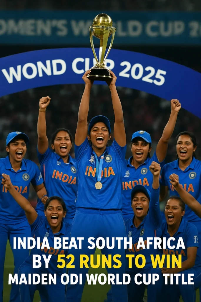 India Women vs South Africa Women final