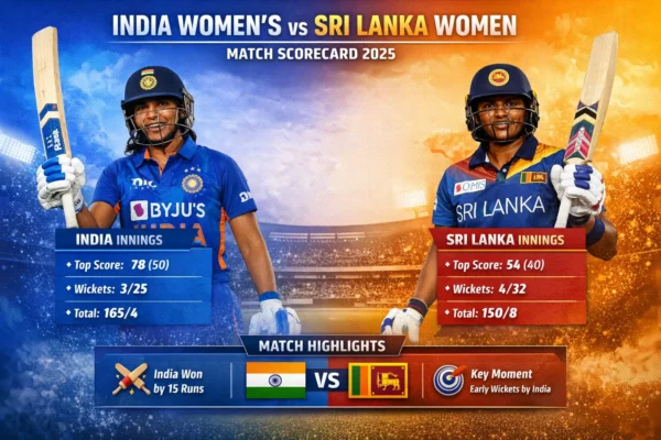 India Women’s vs Sri Lanka Women Match Scorecard 2025