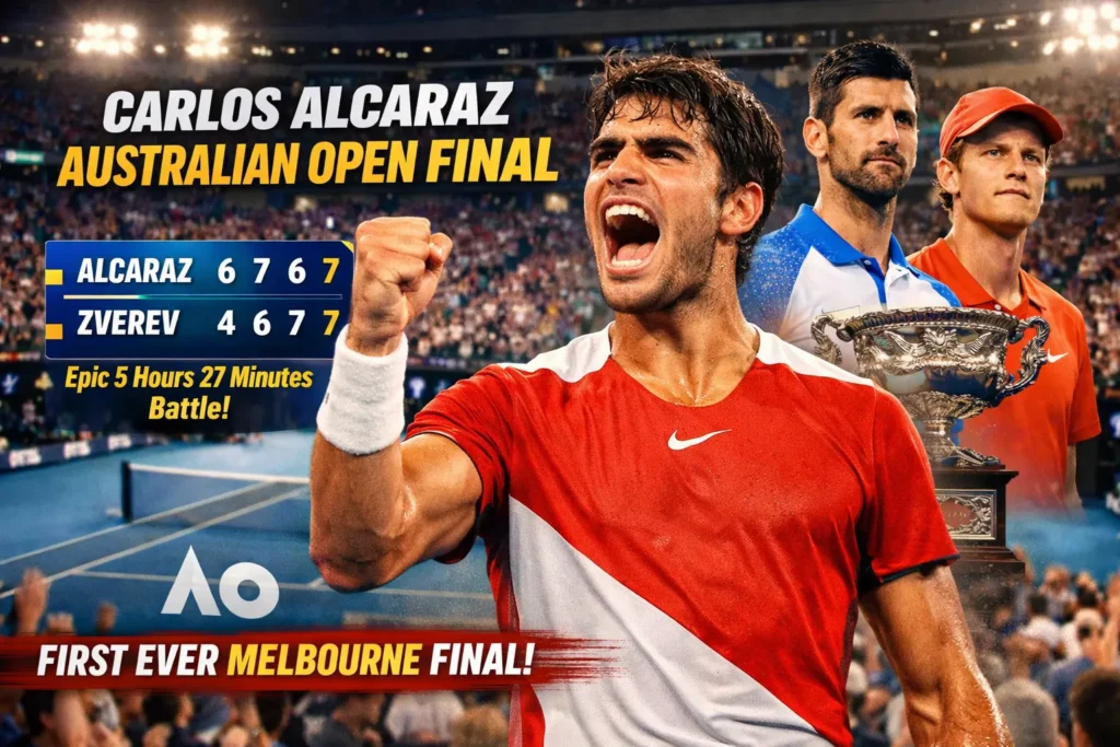 Carlos Alcaraz Australian Open Final