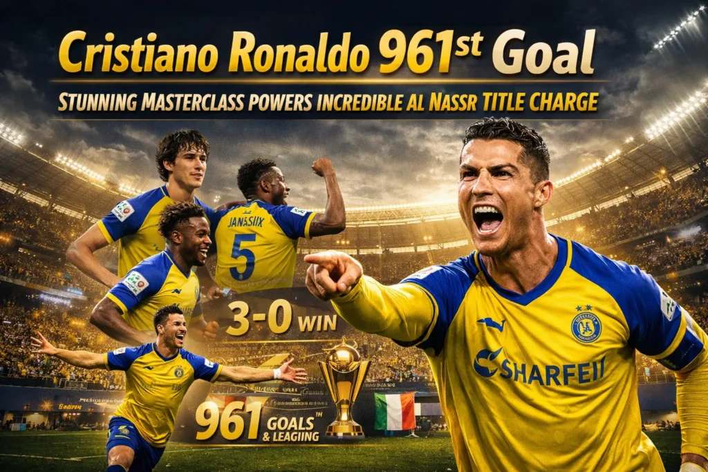 Cristiano Ronaldo 961st goal