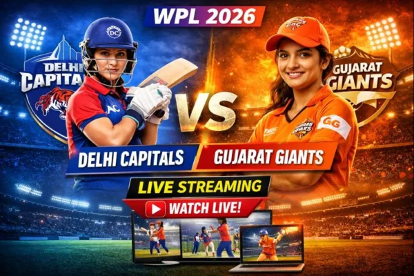 Delhi Capitals vs Gujarat Giants Live Streaming, WPL 2026