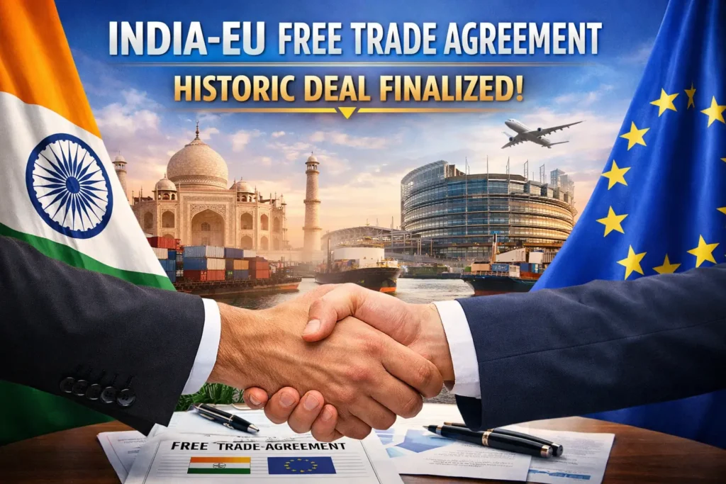 Powerhouse Breakthrough: Positive India-EU Free Trade Agreement Live Updates – Historic Deal Finalized!