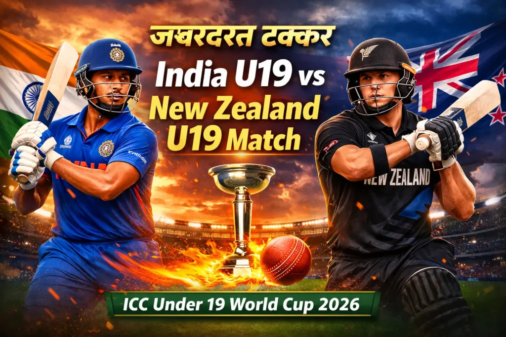 Thrilling & Glorious Clash: India U19 vs New Zealand U19 Match in ICC Under 19 World Cup 2026