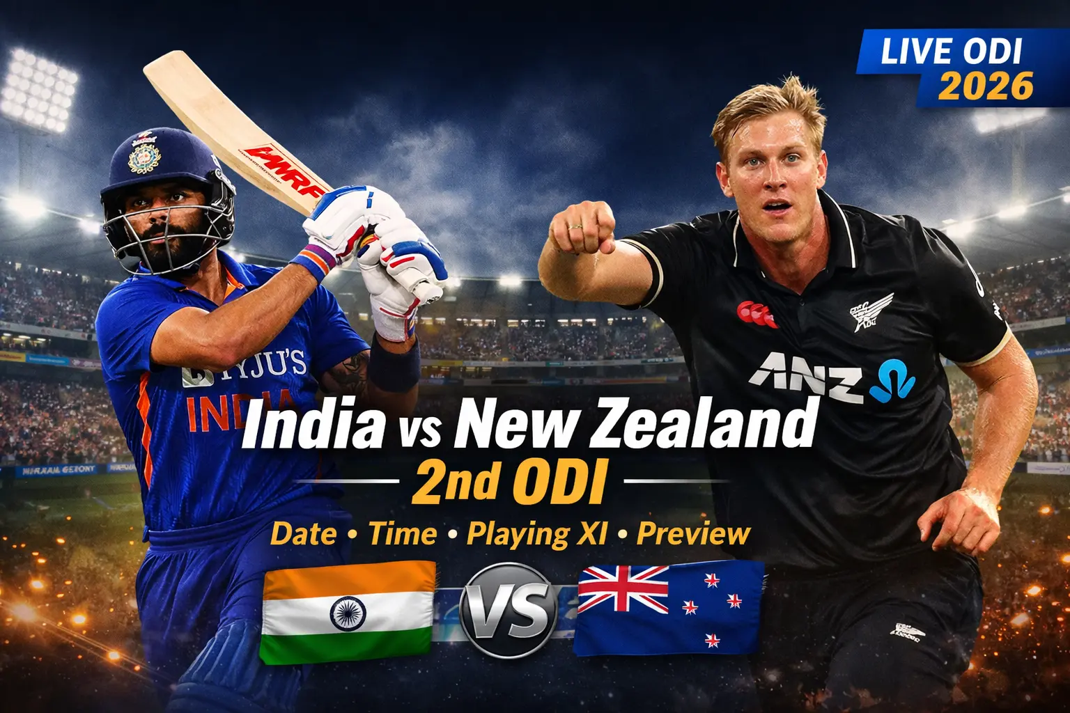 India vs New Zealand 2nd ODI: रोमांचक मुकाबले से पहले उत्साह और सकारात्मक माहौल