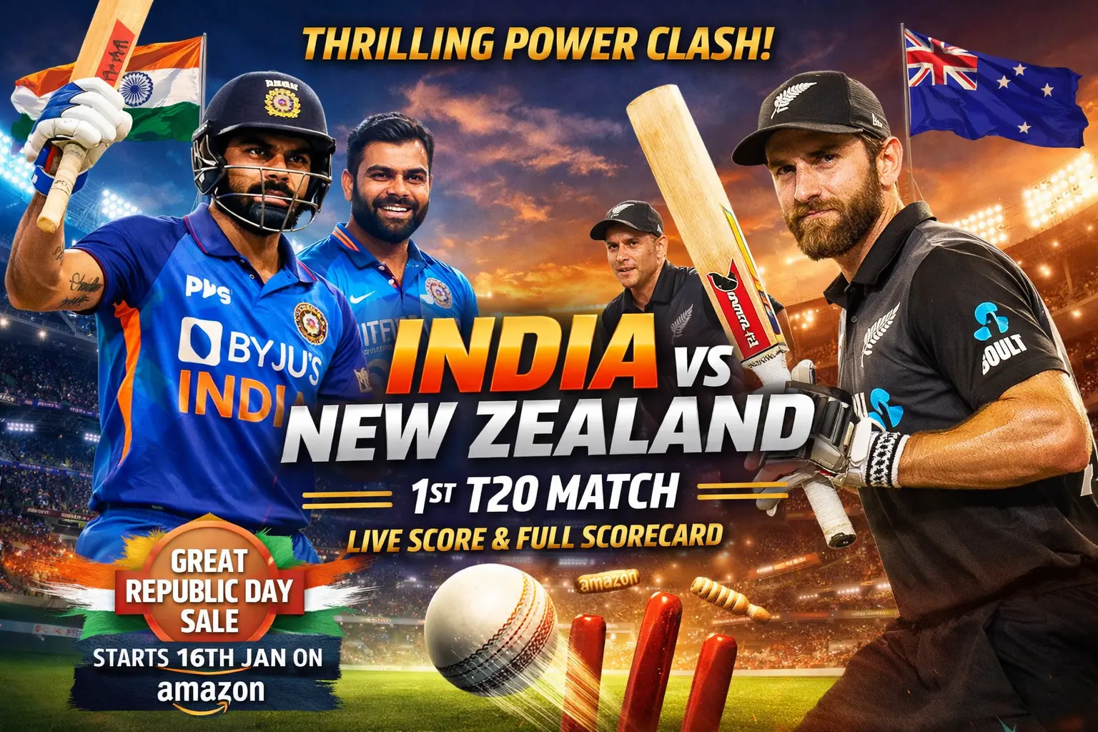 Dominant Power Show: India vs New Zealand 1st T20I Highlights – Abhishek Sharma’s Sensational Knock