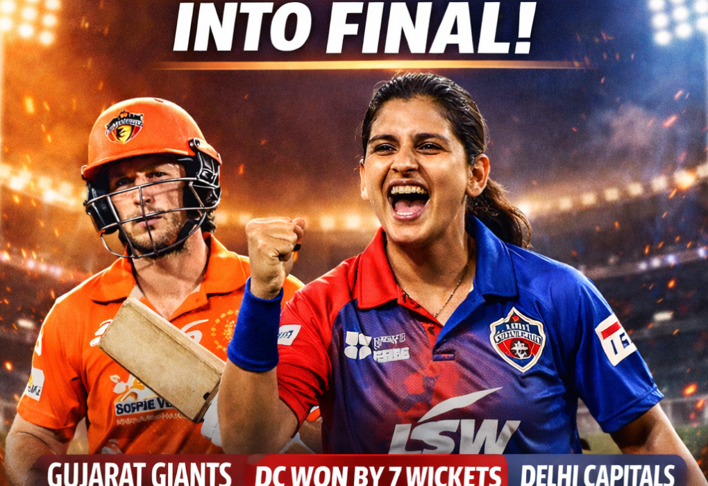 Gujarat Giants Vs Delhi Capitals Live Score: Stunning Victory Powers Delhi Capitals Into WPL 2026 Final