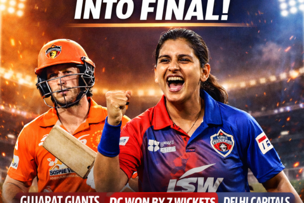 Gujarat Giants Vs Delhi Capitals Live Score: Stunning Victory Powers Delhi Capitals Into WPL 2026 Final