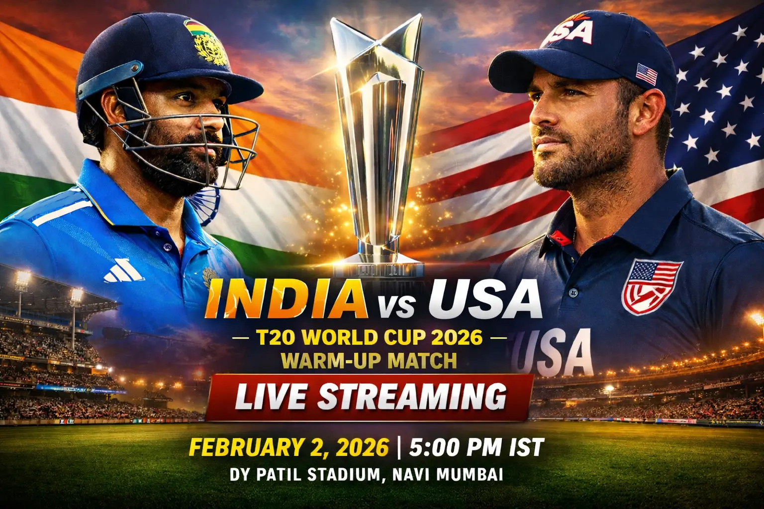 INDIA vs USA Live Streaming: 5 Powerful Reasons to Watch the Exciting T20 World Cup 2026 Warm-Up Match