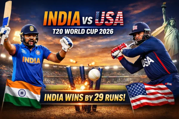 Ind vs USA Match Highlights: India Beat USA in T20 World Cup 2026