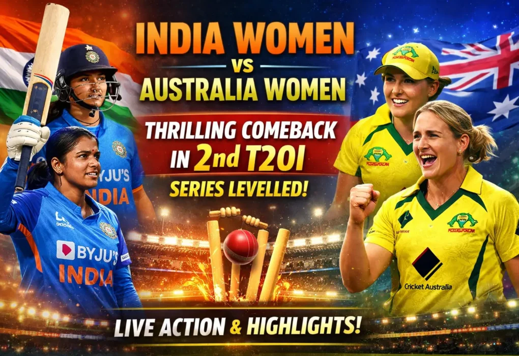 India Women vs Australia Women 2nd T20I Levels the Series in Stunning Fashion