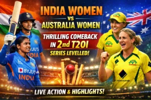 India Women vs Australia Women 2nd T20I Levels the Series in Stunning Fashion