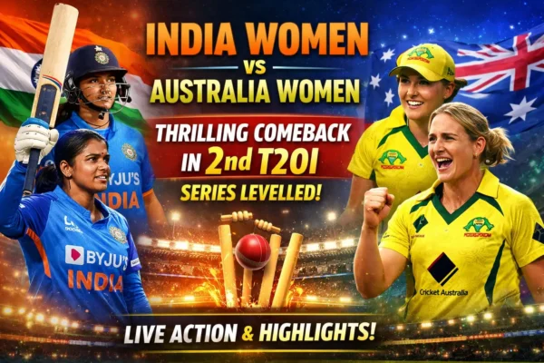 India Women vs Australia Women 2nd T20I Levels the Series in Stunning Fashion