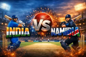 India vs Namibia – A High-Energy Cricket Showdown