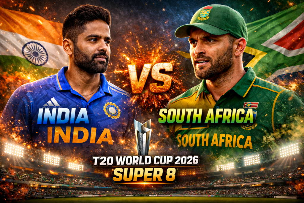 India vs South Africa Super 8s T20 World Cup 2026: High-Voltage Clash You Can’t Miss