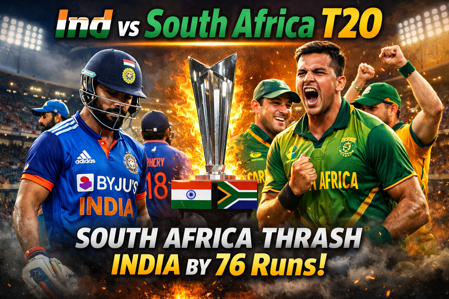 Dominant & Stunning Victory: India vs South Africa T20 World Cup 2026 Clash Ends in Commanding Triumph