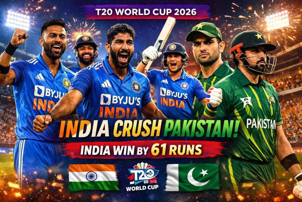 India vs Pakistan T20: Historic Glory in a Spectacular Super 8 Qualification Victory