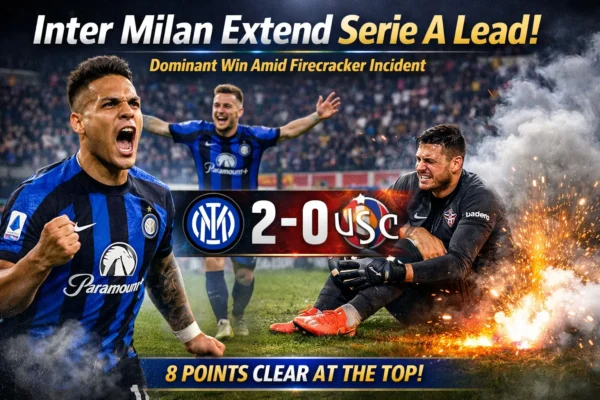 Inter Milan Extend Serie A Lead: 8-Point Dominant Victory Over Cremonese!