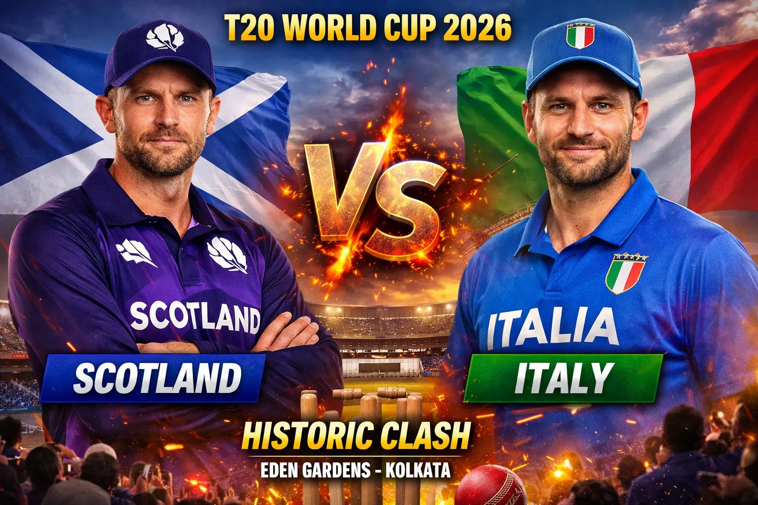 Scotland vs Italy T20 World Cup 2026 Live: Historic Clash Sparks New Cricketing Dreams