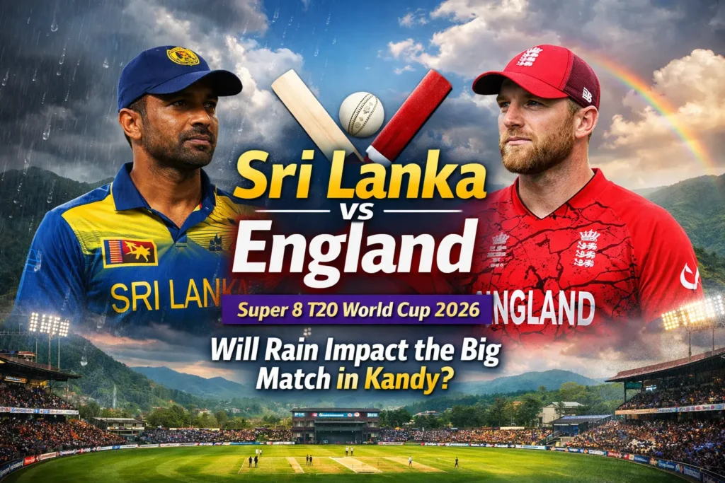 Sri Lanka vs England: Exciting Weather Update Brings Hope for a Thrilling Super 8 Clash in Kandy