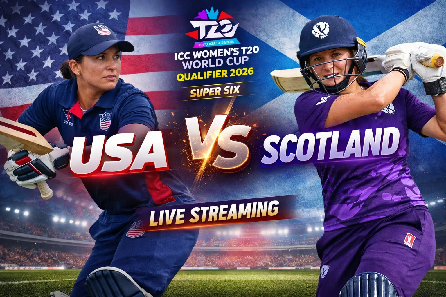 USA vs Scotland Live Streaming ICC Women’s T20 World Cup Qualifier 2026