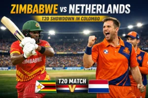 Zimbabwe vs Netherlands: Thrilling Battle Unfolds in an Exciting T20 Clash at Colombo