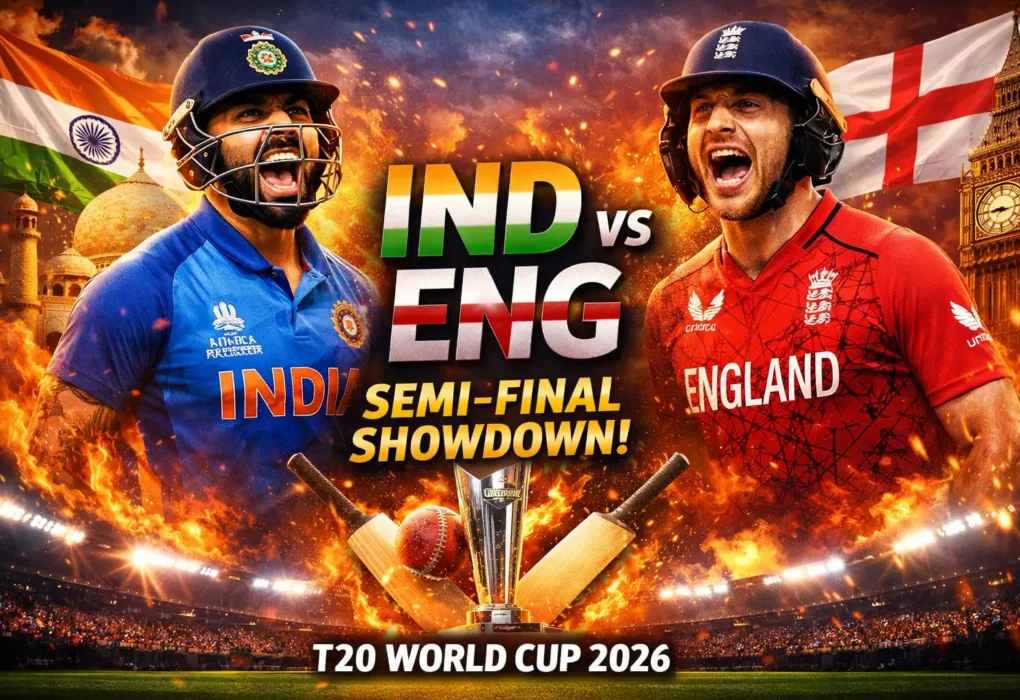 Ind vs Eng: Explosive & Thrilling Semi-Final Clash in T20 World Cup 2026 Knockout Stage