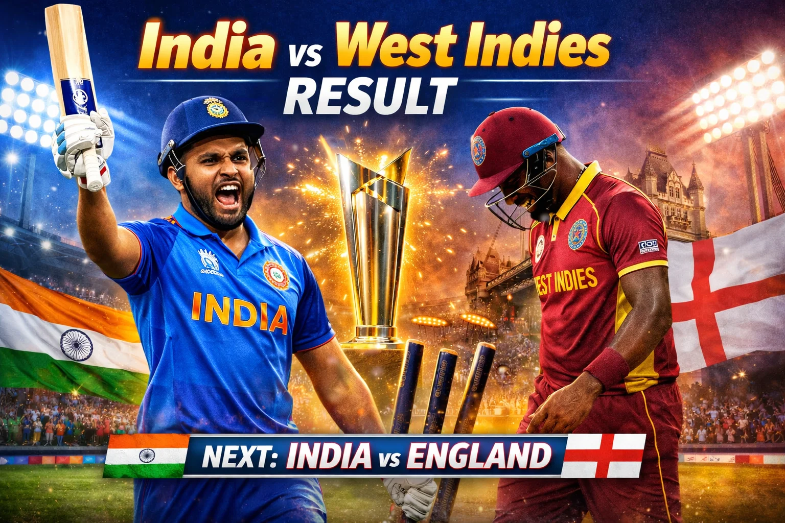 India vs West Indies Result Dominant & Thrilling Victory Powers India into Semi-Final Clash with England