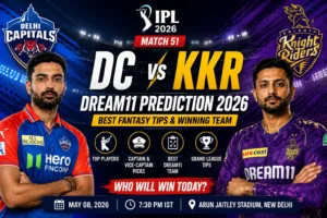 DC vs KKR Dream11 Prediction 2026