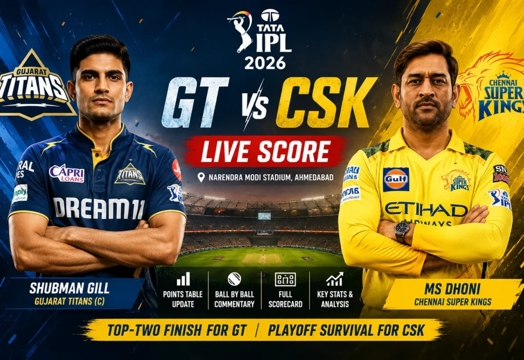 GT vs CSK Live Score
