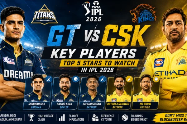 GT vs CSK Key Players