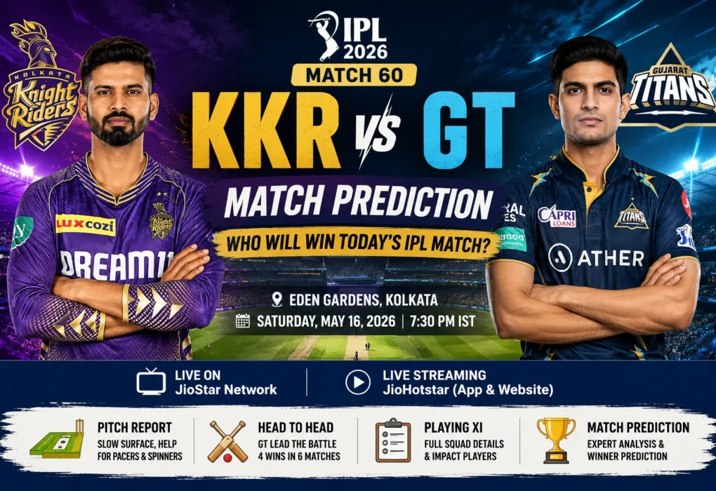 KKR vs GT Match Prediction