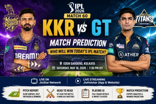 KKR vs GT Match Prediction