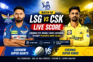 LSG vs CSK LIVE Score