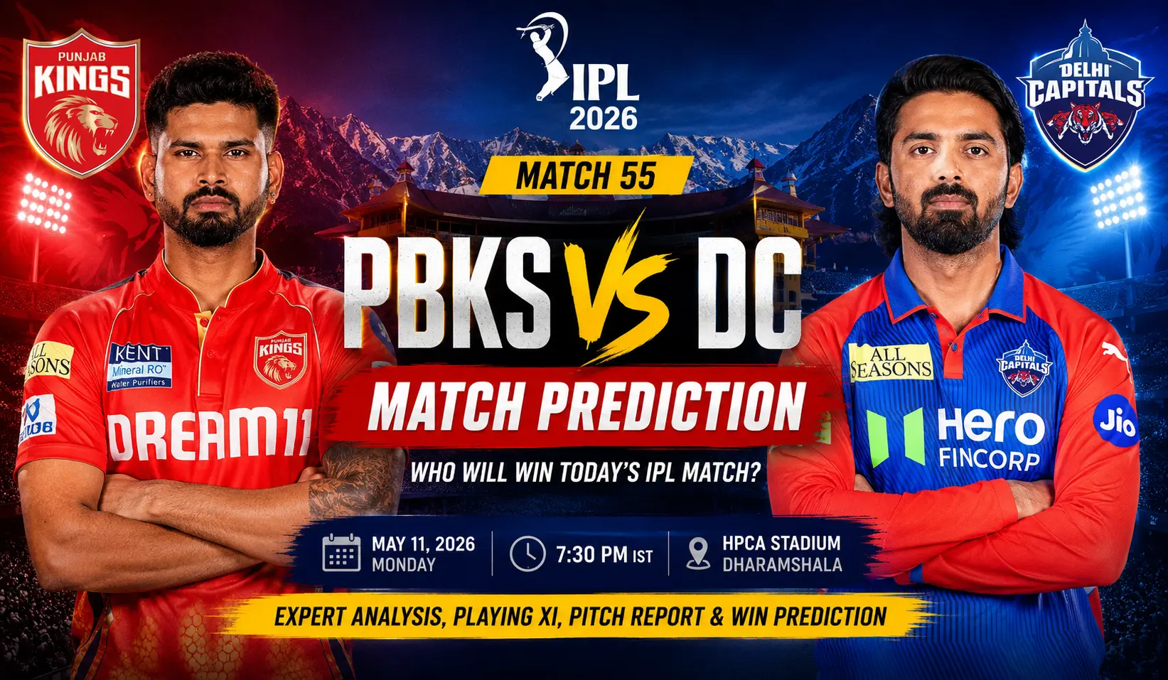 PBKS vs DC Match Prediction