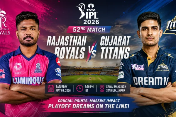Rajasthan Royals vs Gujarat Titans