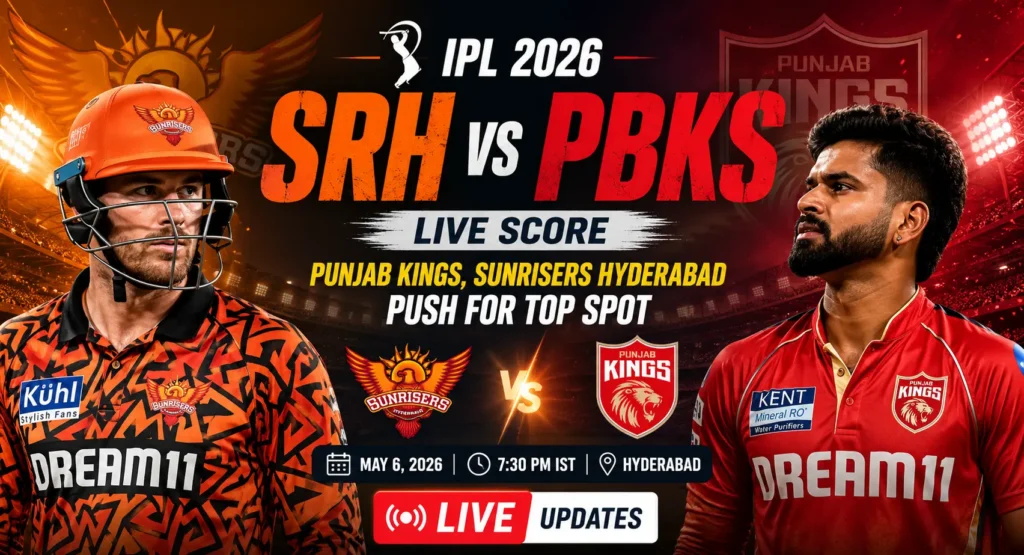 SRH vs PBKS