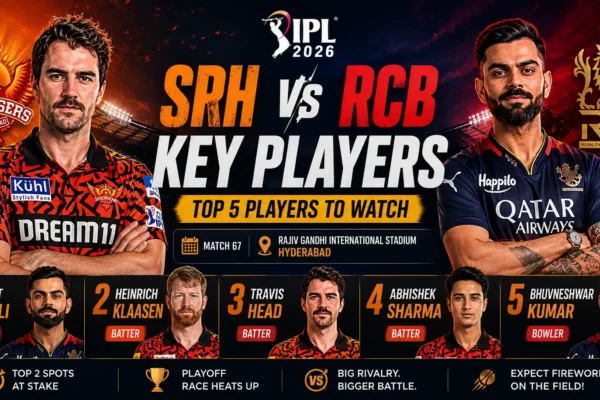 SRH vs RCB Key Players