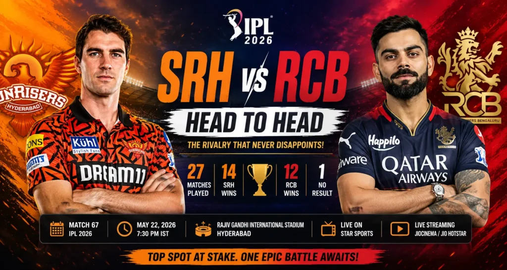 SRH vs RCB