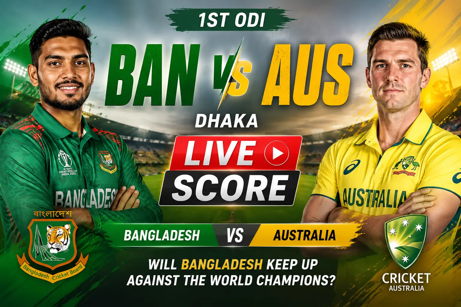 BAN vs AUS