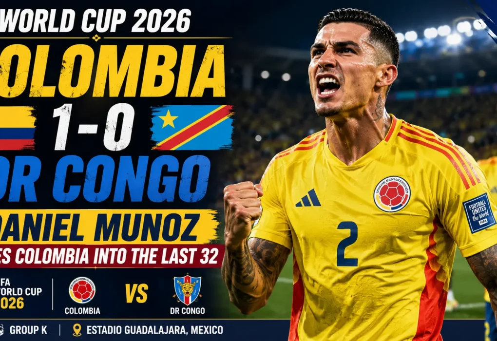 World Cup 2026: Colombia 1-0 DR Congo