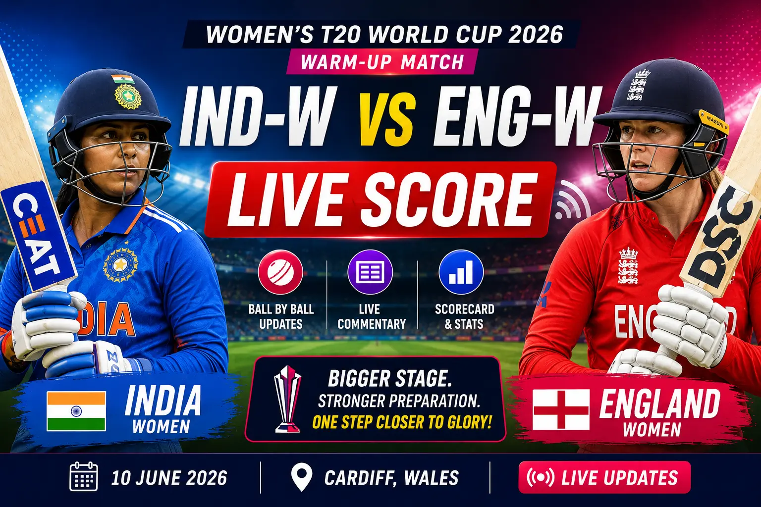 IND-W vs ENG-W LIVE Score