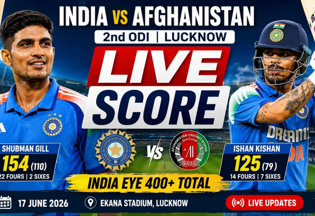India vs Afghanistan LIVE Score
