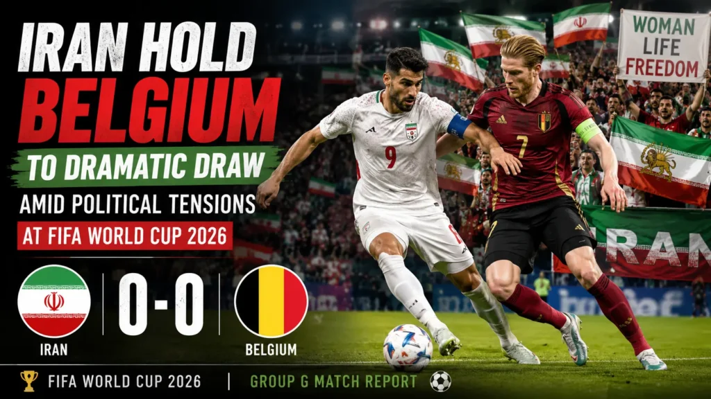 Iran Hold Belgium to Dramatic Draw