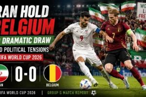 Iran Hold Belgium to Dramatic Draw