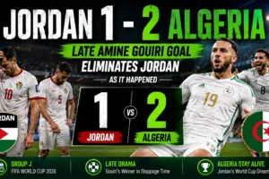 Jordan 1 - 2 Algeria